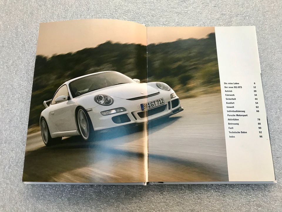 PORSCHE 911 GT3 PROSPEKT / BROSCHÜRE / KATALOG in Neuwied