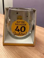 40. Geburtstag Tee Glas mit Spruch Geschenk Kreis Pinneberg - Hetlingen Vorschau