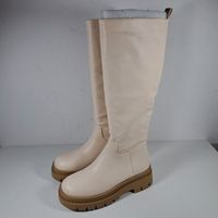 Rubi Frauen Stiefel Plateau Beige Hoch NEU Gr. 39 40 41 Vegan Nordrhein-Westfalen - Minden Vorschau