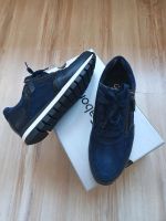 Gabor Komfort Sneaker blau schwarz weiß Leder Weite H Nordrhein-Westfalen - Neuss Vorschau