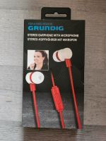 Grundig Stereo Kopfhörer mit Mikrofon Earphone Handy Telefon Smar Nordrhein-Westfalen - Warburg Vorschau