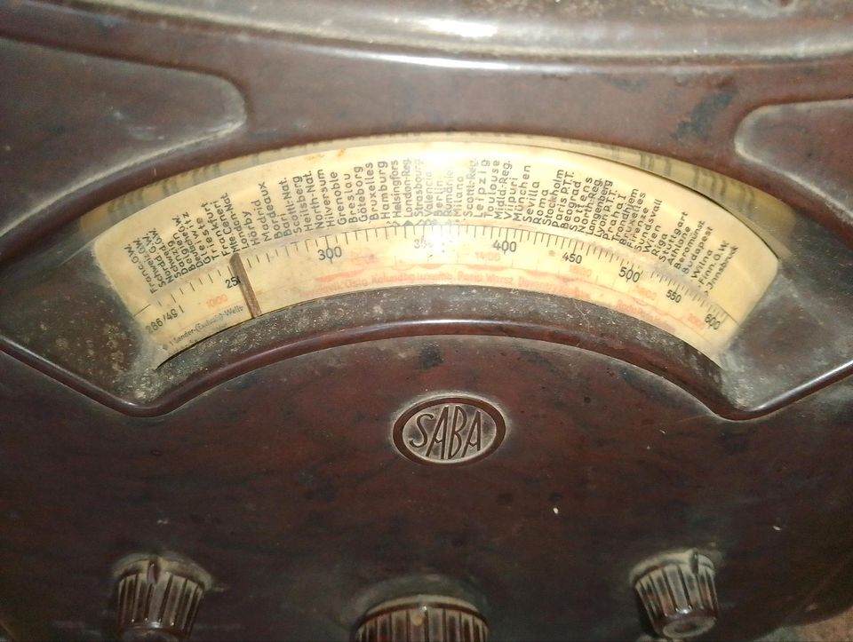 SABA Röhrenradio Vintage Volksempfänger Radio in Baden-Baden