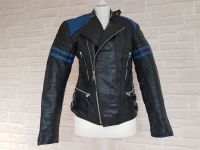 Blue Bird Echtleder Jacke, S, schwarz/blau,  Retro Berlin - Spandau Vorschau