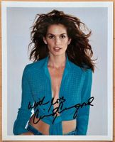 CINDY CRAWFORD Autogrammkarte XL drucksign. 25,5x20cm Model USA Nordrhein-Westfalen - Engelskirchen Vorschau