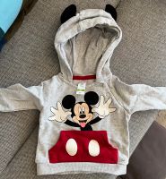 Disney Mickey Mouse Pullover langarm grau Kapuze Niedersachsen - Jever Vorschau