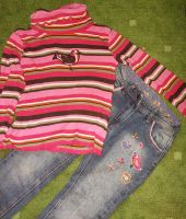 Ernstings Family Jeans und Shirt, Gr.116, Pink Niedersachsen - Holzminden Vorschau