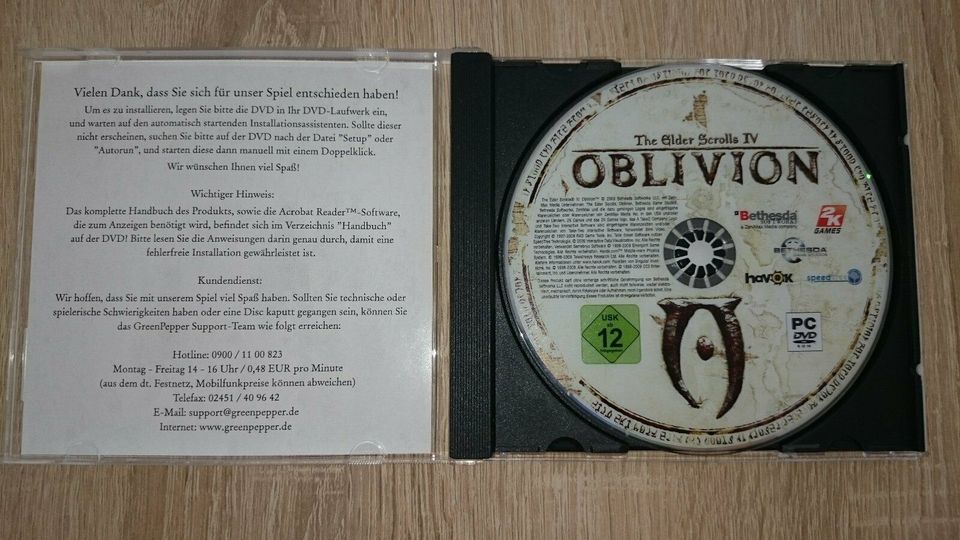 PC - The Elder Scrolls IV - Oblivion in Goch