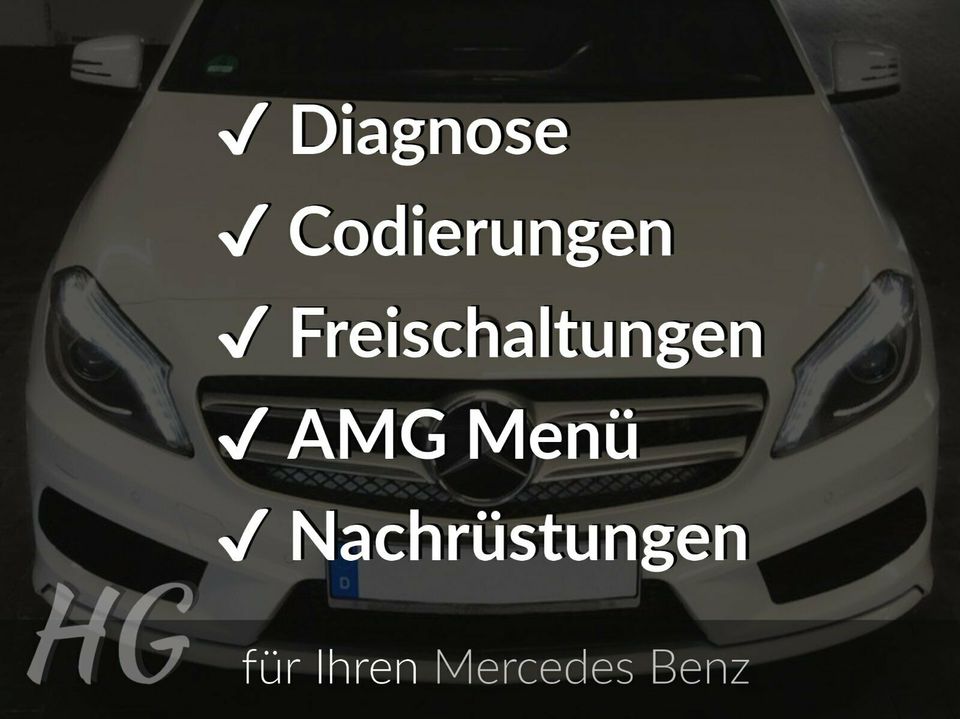 Mercedes Benz Airmatic Tieferlegen Codieren W205 W212 W218 W213 in Teterow