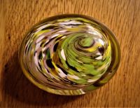 Paperweight Briefbeschwerer Glas oval mehrfarbig Nordrhein-Westfalen - Geldern Vorschau