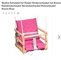 Skyline Schaukel für Kinder Kinderschaukel mit Kissen Pink Bayern - Eurasburg Vorschau