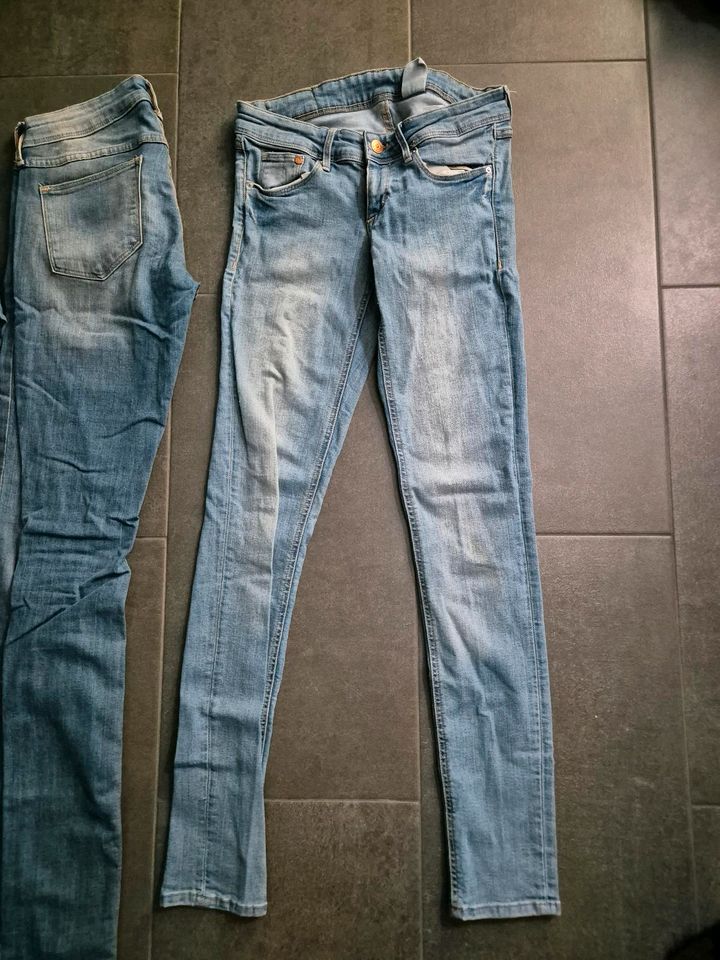 &Denim Set 3x jeans low waist skinny Jeans 28/32 und 28/34 in Mandelbachtal