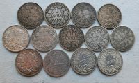 13 Silbermünzen zu je 1 Mark Kaiserreich Leipzig - Probstheida Vorschau