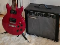 Ibanez Gax 70 E-Gitarre mit Verstärker & Tasche rot super Zustand Hessen - Marburg Vorschau