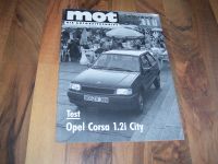 Opel Corsa A Prospekt Sonderdruck der Zeitschrift MOT von 1990 Niedersachsen - Bovenden Vorschau