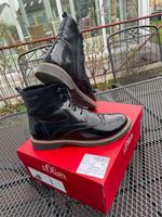 s. Oliver Stiefelette Boots schwarz Leder Gr 39 Damen Schuhe Bayern - Donauwörth Vorschau