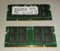 2x 1GB 1GB Swissbit SEN12864C2B72EP-30R PC2-5300 Notebook-Speiche Niedersachsen - Göttingen Vorschau