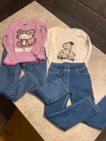 Mädchenbekleidung 2 Pullis und 2 Jeans im Set Gr. 116 Nordrhein-Westfalen - Mettmann Vorschau