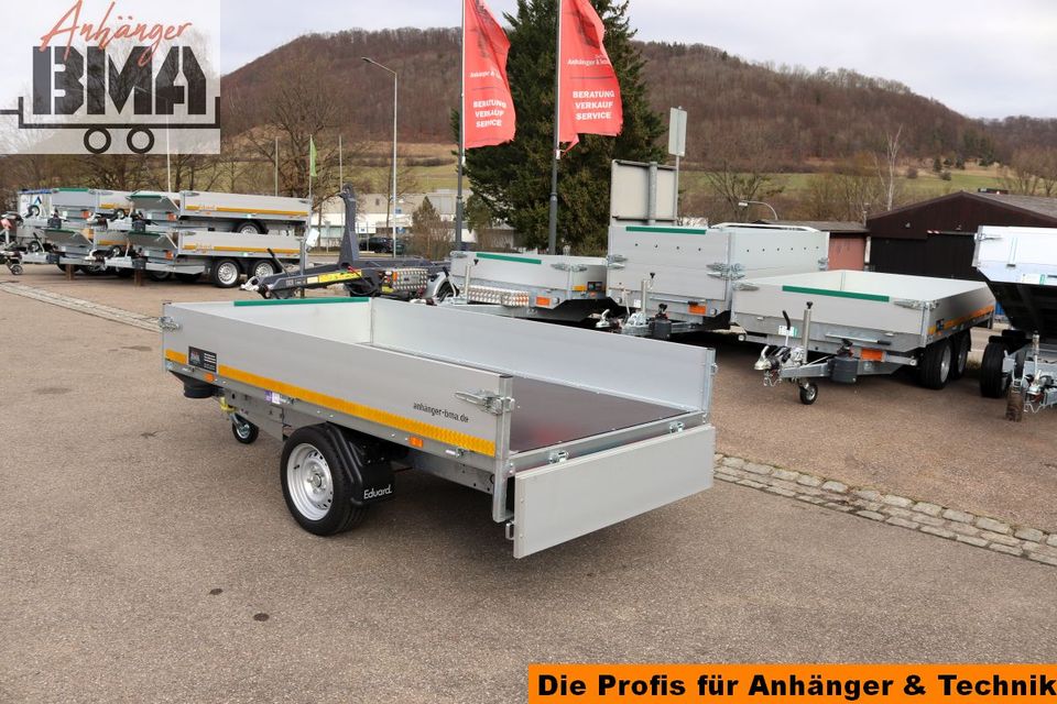 EDUARD Anhänger BASIC Rückwärtskipper 250x145x30 1500kg E&H-Pumpe in Mühlhausen im Täle