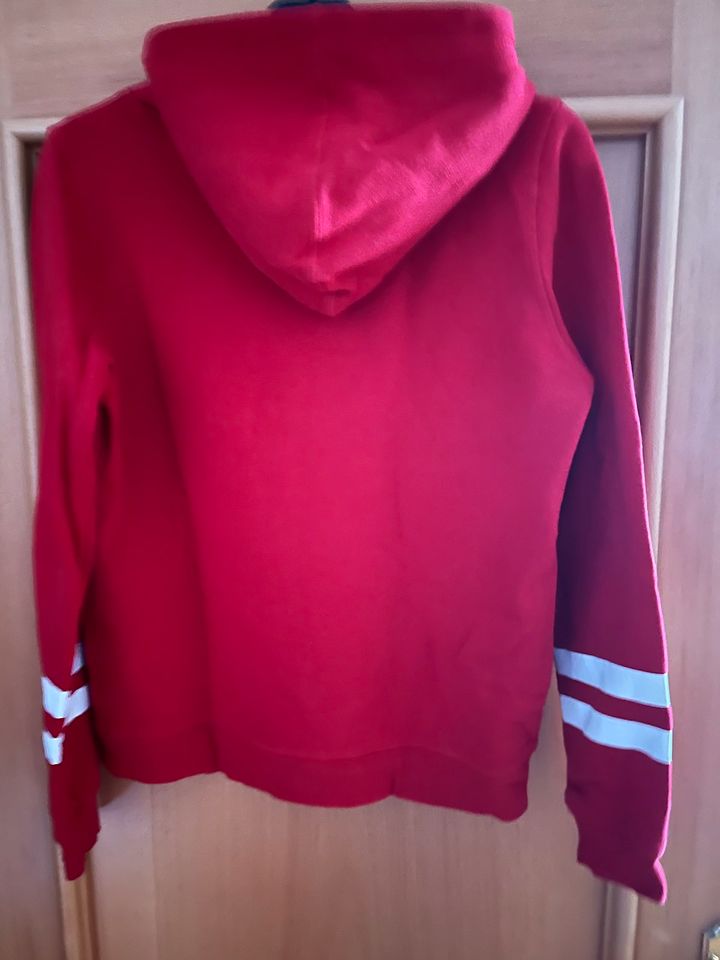 H&M Mickey Mouse Hoodie Kapuzenpullover rot Größe 158/164 in Holzkirchen