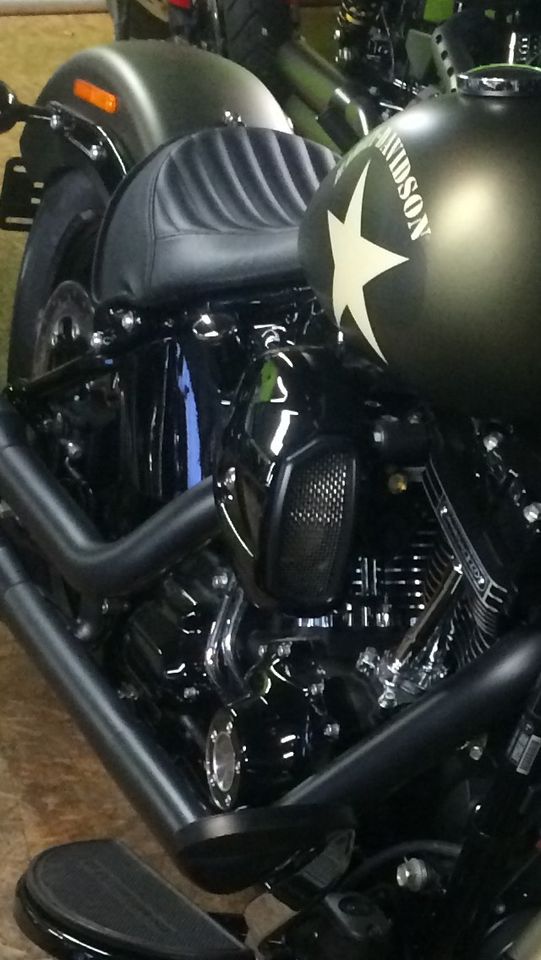 Abgasanlage, Krümmer, Harley Davidson, Softail Slim S Original in 