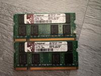 2x 2GB DDR2 RAM 200-pin SO-DIMM PC2-6400S Kingston Berlin - Spandau Vorschau