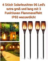 4er Pack Gartenfackel Gartenleuchte Solarleuchte LED Solar IP65 Lübeck - St. Gertrud Vorschau
