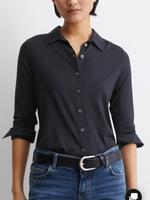 Marc O Polo Np 80€ Jerseybluse M 38 Dunkelblau Shirt Blusenshirt Bayern - Grub a. Forst Vorschau