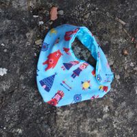 Unikat Sabberlatz Halstuch für Baby bio zum Wenden und knöpfen Parchim - Landkreis - Plate Vorschau