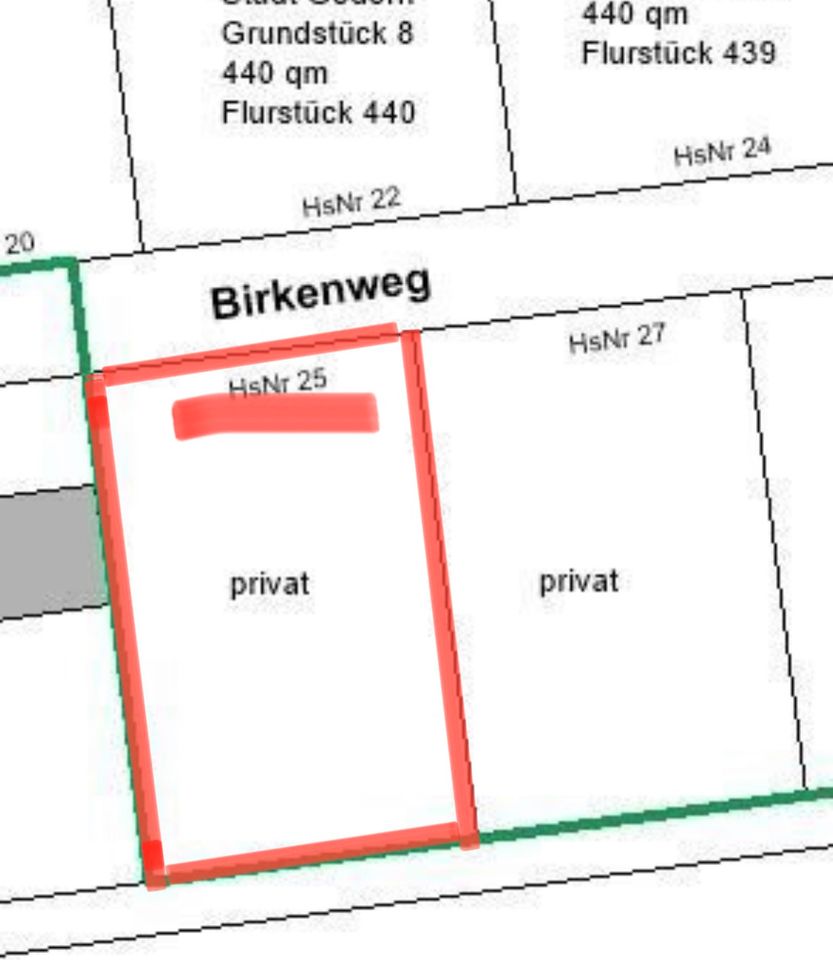 Erschlossenes Grundstück / Bauland Unverbaubare Südseite in Hessen
