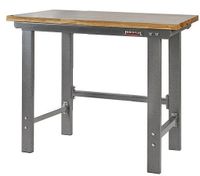 Werkbank 120 cm in grau mit Hartholzplatte - Werktisch 1,2 m Niedersachsen - Großenkneten Vorschau