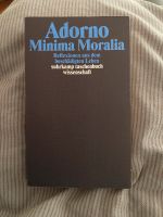 Adorno: Minima Moralia, NEU Berlin - Schöneberg Vorschau