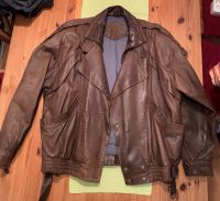 Lederjacke, echtes Leder mit Innenfutter, Vintage Berlin - Tempelhof Vorschau