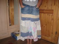 *** DIY ~ Aus Alt Wurde Neu ~ Gipsy Jeans-Patchworkrock *** Brandenburg - Herzfelde Vorschau