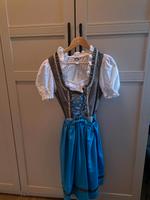 Dirndl blau braun inklusive Bluse Hessen - Gießen Vorschau