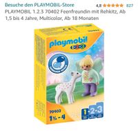 Playmobil 1.2.3 70402 Feenfreundin mit Rehkitz Stuttgart - Degerloch Vorschau
