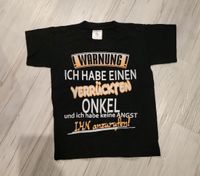 T-shirt "verrückter Onkel" Gr.98 Sachsen-Anhalt - Südharz Vorschau