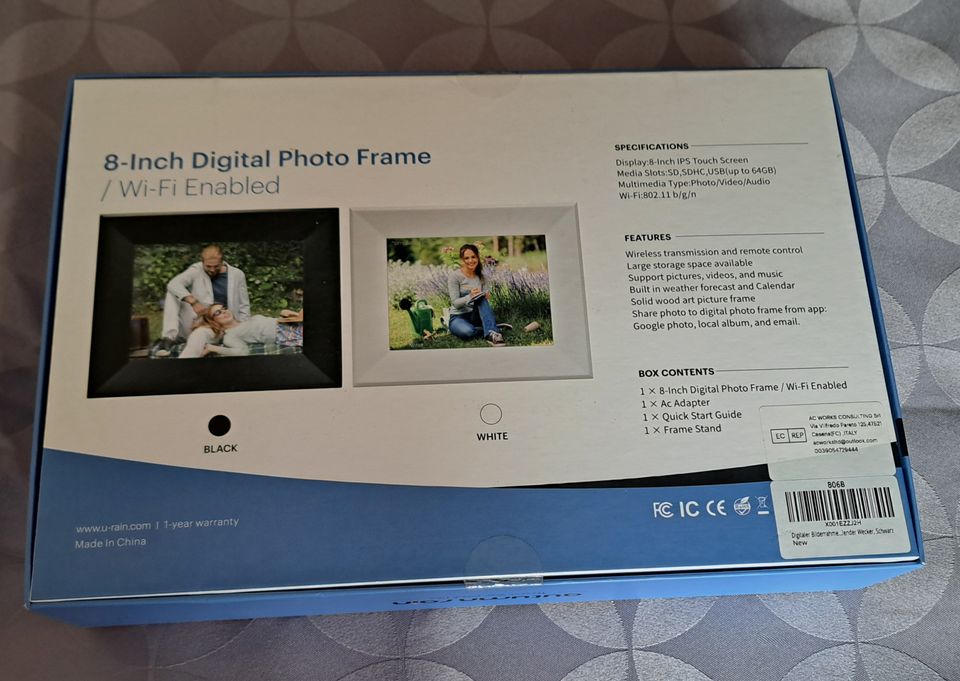 Digitaler Fotorahmen - NEU/ungeöffnet in Issum