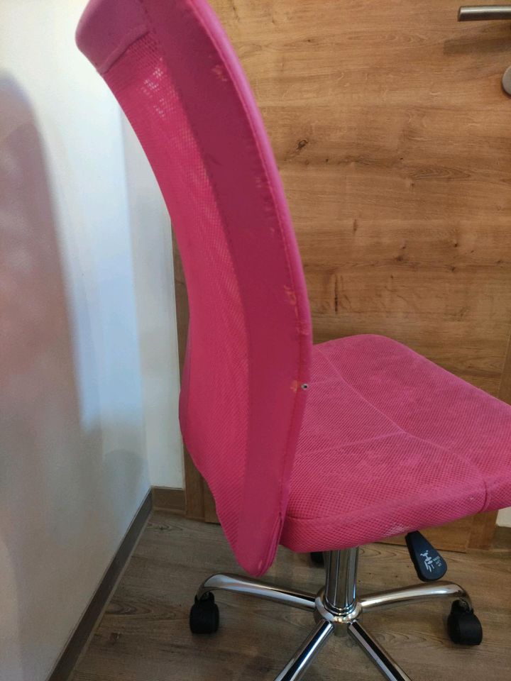 Schreibtisch Stuhl rosa in Mehltheuer Vogtl