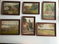 6+ 3 antike Ölgemälde, 1  Aquarell, 1 Album Schleswig-Holstein - Lübeck Vorschau