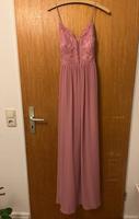Abendkleid aus Spitze und Chiffon in rose melange Hessen - Bad Vilbel Vorschau