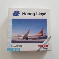 Herpa Wings Hapag-Lloyd Boeing 737-800 D-AHFS 1:500 Hannover - Vahrenwald-List Vorschau