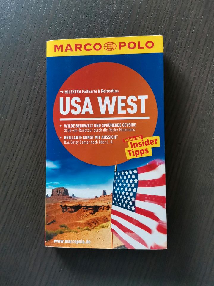 Reiseführer Marco Polo USA West mit Faltkarte neuwertig in Bassum