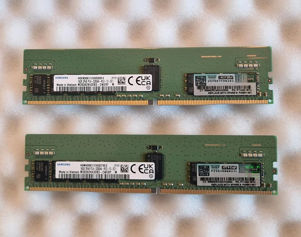 HPE Seicher RAM DDR4 3200 MHz ECC 32 GByte in Köln