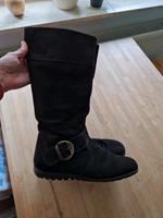 Esprit Stiefel Wildleder Gr 40 dunkelbraun Niedersachsen - Wolfenbüttel Vorschau