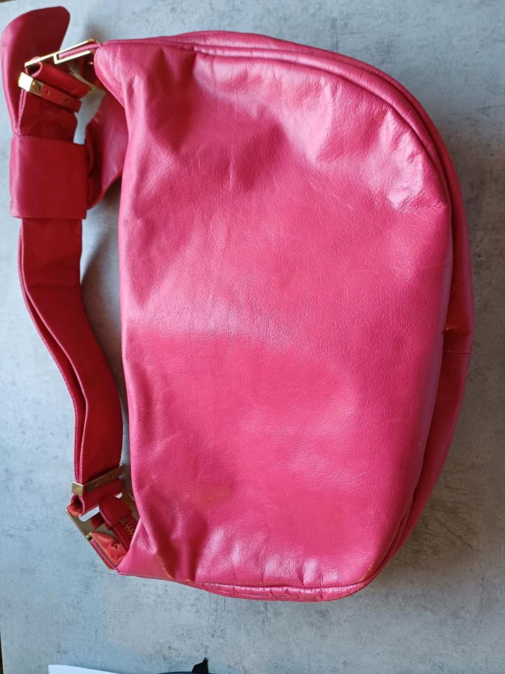 Tasche Leder pink Marke: Badgley Mischka in Schöningen