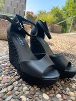 Schwarze Keilabsatz Schuhe Baden-Württemberg - Wildberg Vorschau