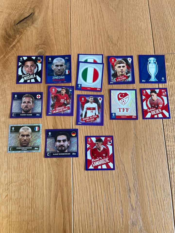 Topps Euro 2024 Sticker Lila in Trier