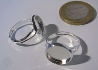 4 Ring Rohlinge verstellbar Ring-Rohling silberfarben Schmuck DIY Rheinland-Pfalz - Schweinschied Vorschau