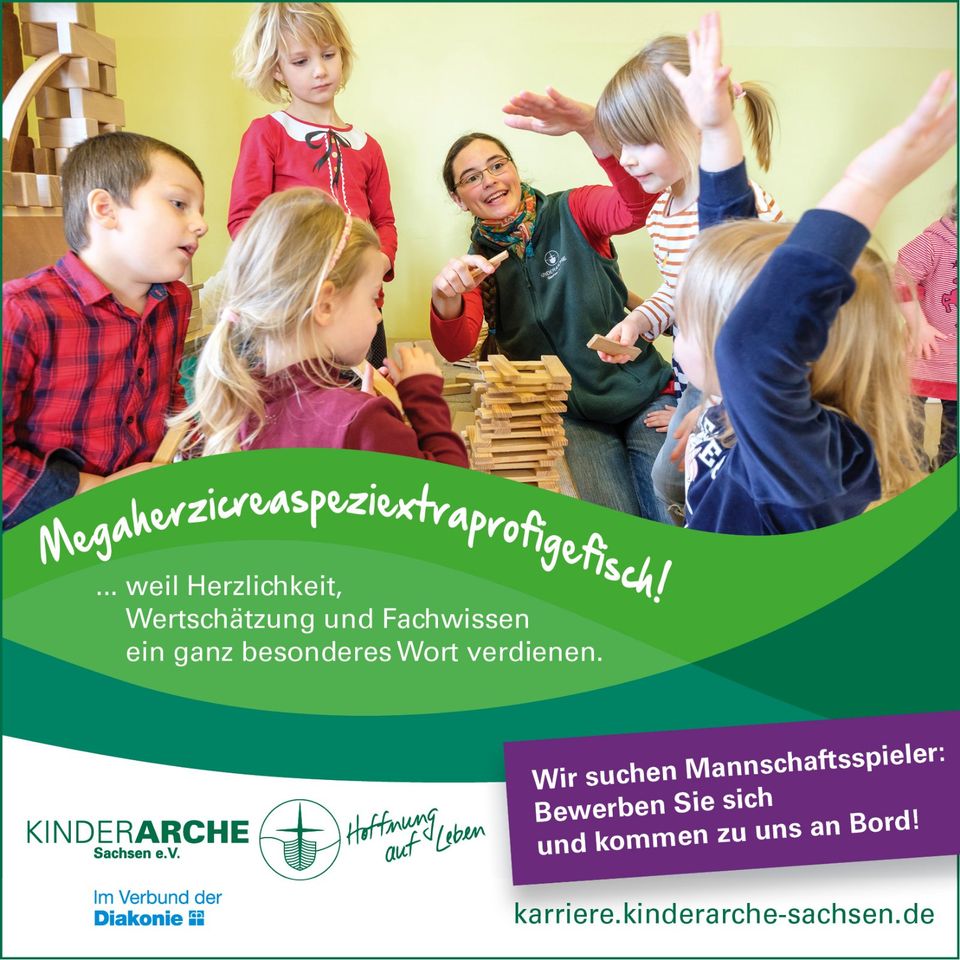 Erzieher (m/w/d) für Kita "Sterntaler" - Crimmitschau in Crimmitschau