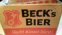 alte-Beck-s-Bierkiste Bier-Karton, ca. 60 er/70 er Jahre - selten Niedersachsen - Haßbergen Vorschau